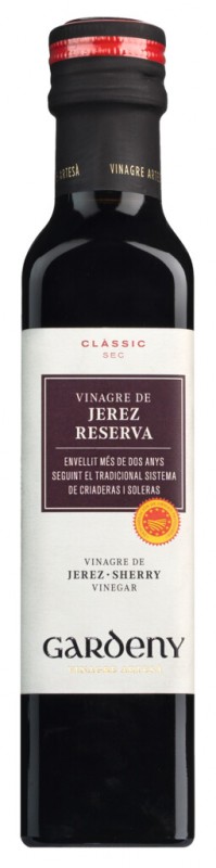 Vinagre de Jerez Reserva DOP, Sherryessig, gereift, Gardeny - 250 ml - Flasche