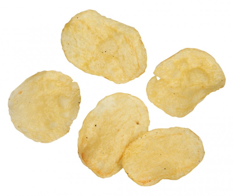 Chips flor de trufa, Kartoffelchips mit nativem Olivenöl extra +Trüffel, San Nicasio - 150 g - Beutel