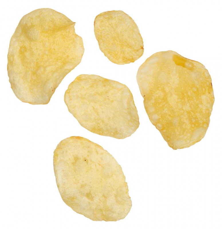 Patatas fritas, Kartoffelchips mit nativem Olivenöl extra + Salz, San Nicasio - 150 g - Beutel