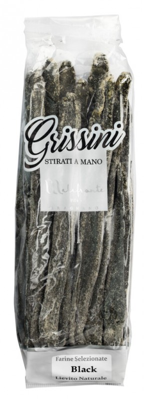 Grissini Black, Grissini, schwarz, Panificio e Biscottificio Malafronte - 250 g - Stück