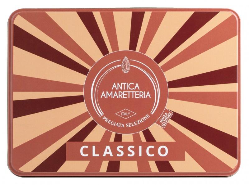 Amaretti Classici, Klassische Mandelmakronen, Antica Amaretteria - 150 g - Dose