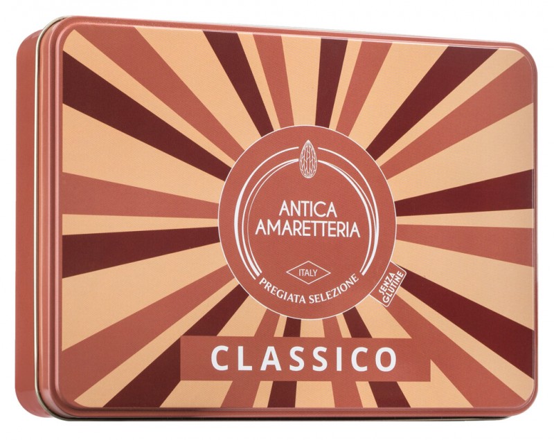 Amaretti Classici, Klassische Mandelmakronen, Antica Amaretteria - 150 g - Dose