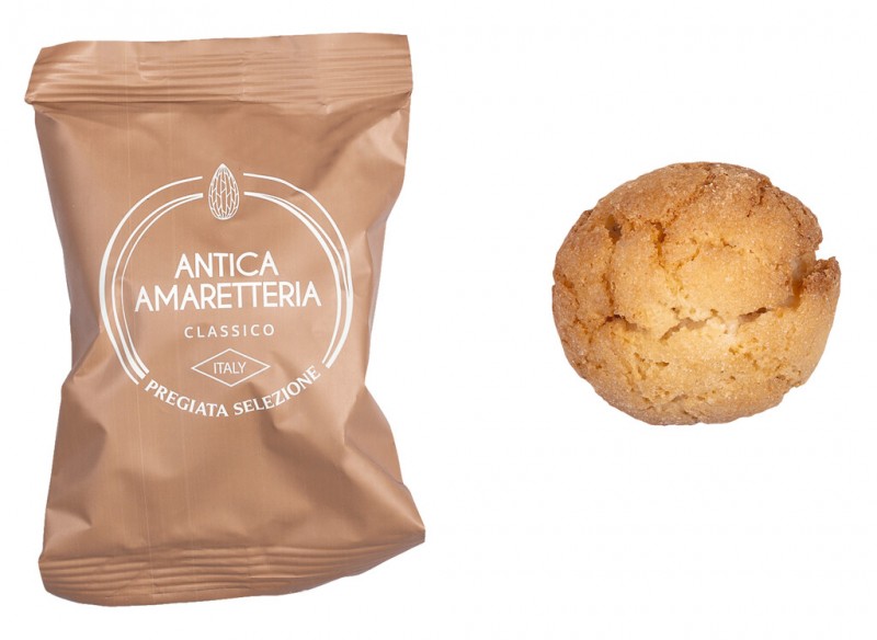 Amaretti Classici, Klassische Mandelmakronen, Antica Amaretteria - 150 g - Dose