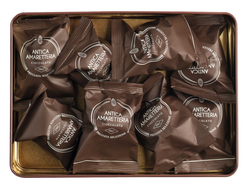 Amaretti Cioccolato, macarrons d`ametlla amb xocolata, Antica Amaretteria - 150 g - pot