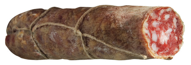 Salame Gentile, lufttørret salami, Antica Corte Pallavicina - ca. 900 g - stykke