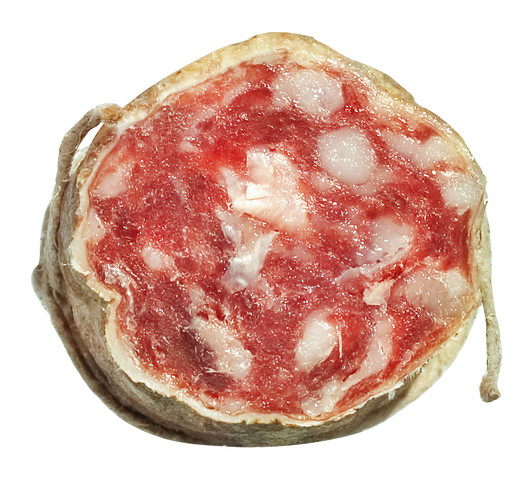 Salame Gentile, lufttørret salami, Antica Corte Pallavicina - ca. 900 g - stykke