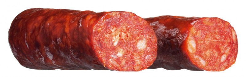 Chorizo naturligt, lufttørret svinekødssalami med paprika, mild Alejandro - 200 g - stykke