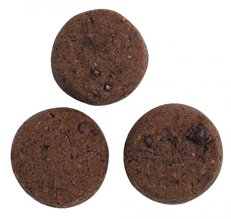 Charlotte Chocolat, biologisch, glutenvrij, chocoladekoekjes met hazelnoten, glutenvrij, biologisch, genereus - 100g - pak