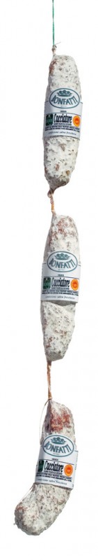 Salami Cacciatore SvinekÃ¸d med BOB Salame Cacciatore DOP, Bonfatti - 3 x 200 g - Stykke