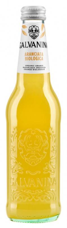 Aranciata, Bio, Orangenlimonade, Bio, Galvanina - 0,355 l - Flasche