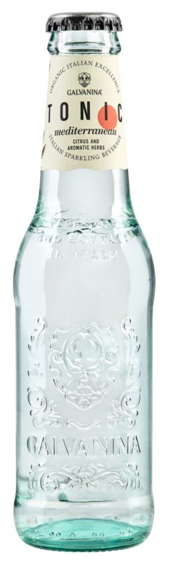 Tonica Mediterranea, organic, tonic water, organic, Galvanina - 0.2 l - Bottle