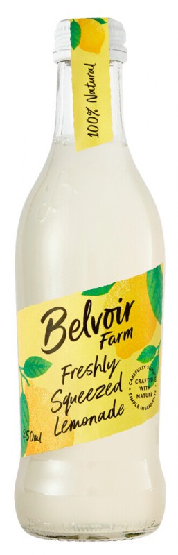 Freshly Squeezed Lemonade, lemonade, Belvoir - 0.25 l - Bottle