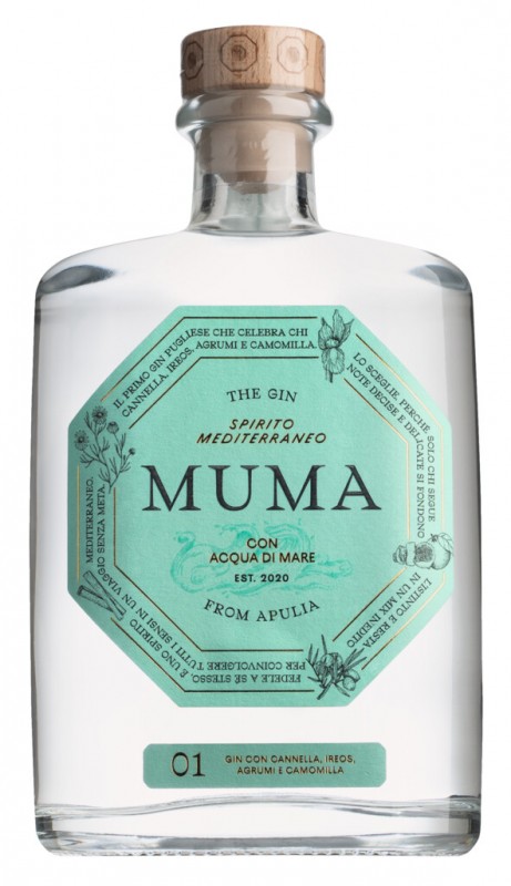 Muma Gin, Gin, Muma - 0,5 l - Flasche