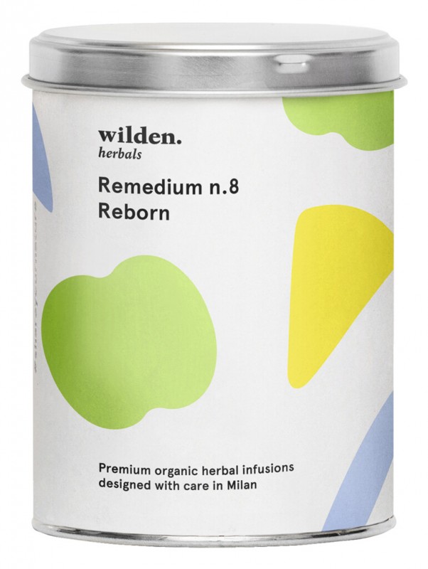 Remedium n.8 Reborn, Bio, Teemischung Reborn, lose, Bio, Wilden herbals - 90 g - Dose