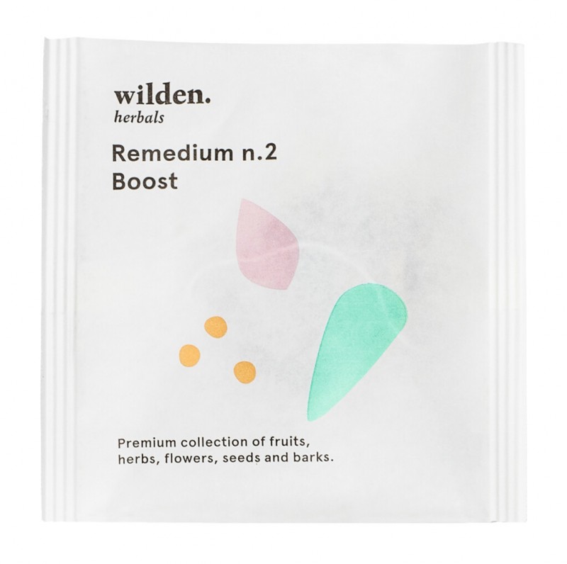 Remedium n.2 Boost Pack, Bio, Teemischung Boost Pack, Beutel, Bio, Wilden herbals - 10 x 2 g - Packung