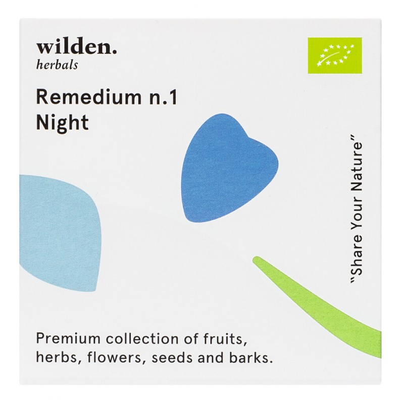 Remedium n.1 Night Pack, biologico, miscela di te Night Pack, bustina, biologico, erbe selvatiche - 10 x 2 g - pacchetto