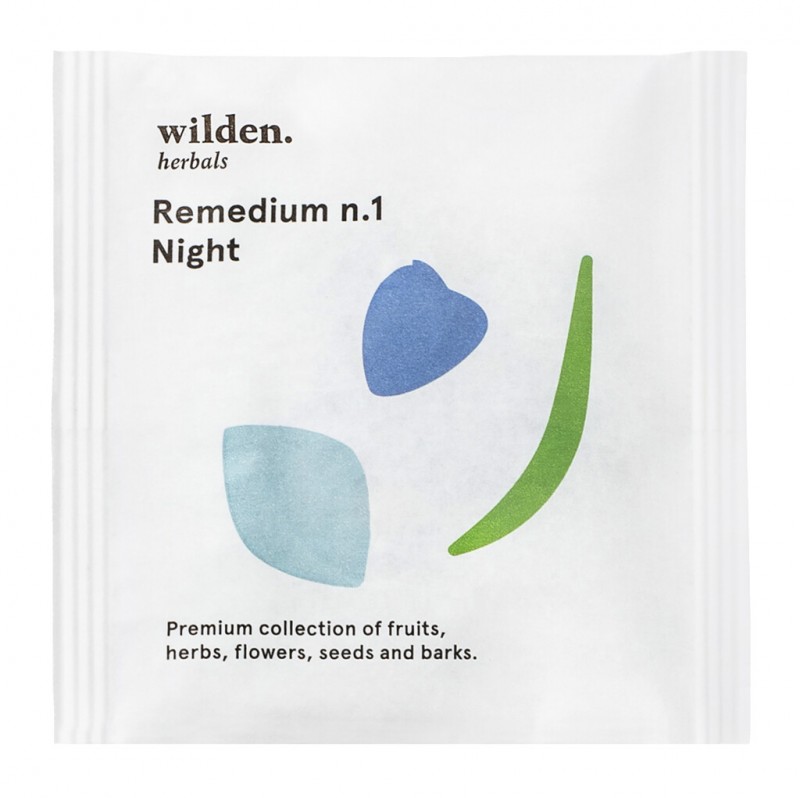 Remedium n.1 Night Pack, biologico, miscela di te Night Pack, bustina, biologico, erbe selvatiche - 10 x 2 g - pacchetto