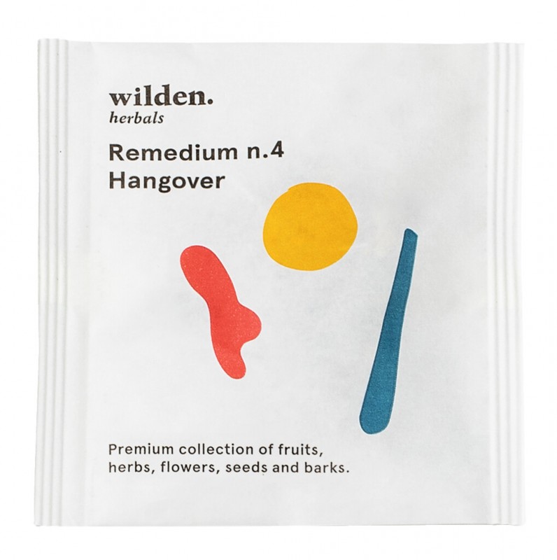 Remedium n.4 Hangover Pack, luomu, teesekoitus Hangover Pack, laukku, luomu, Wilden herbals - 10 x 2 g - pakkaus