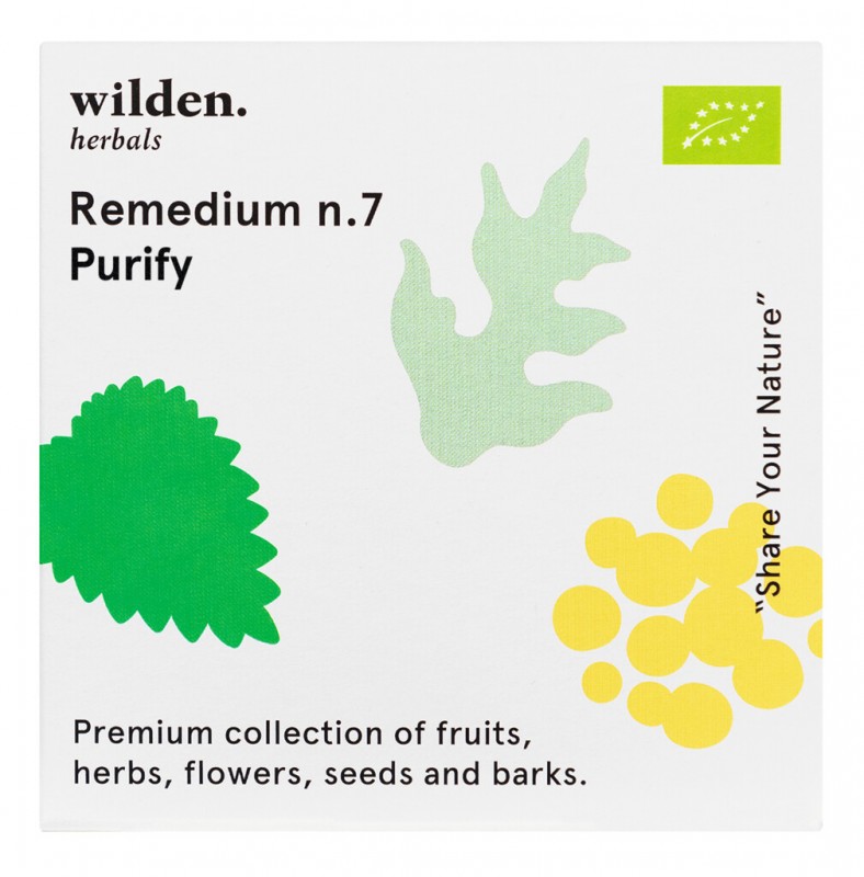 Remedium n.7 Purify Pack, organiczne, mieszanka herbat Purify Pack, torebka, organiczne, ziola Wilden - 10x2g - Pakiet