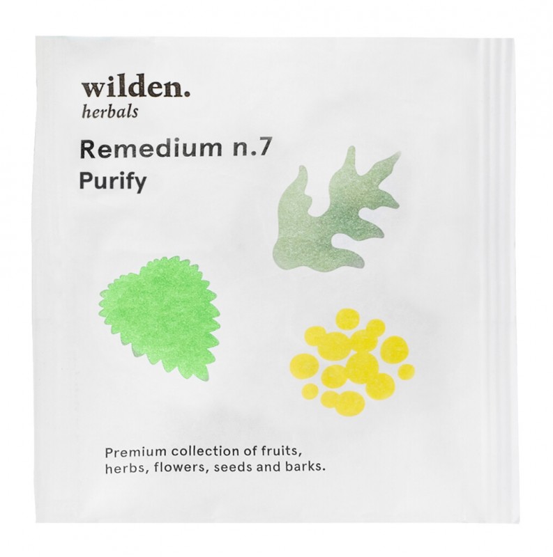 Remedium n.7 Purify Pack, organiczne, mieszanka herbat Purify Pack, torebka, organiczne, ziola Wilden - 10x2g - Pakiet