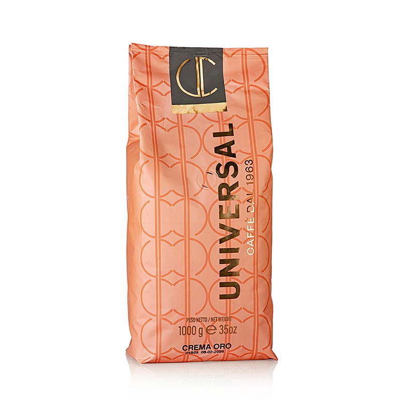 Espresso - Universal Supercrema - Crema Oro, ganze Bohnen - 1 kg - Aromatüte