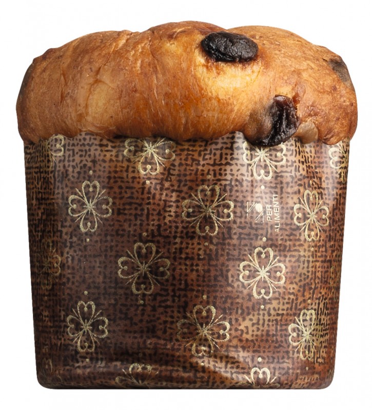 Panettone classico mini, gateau a la levure aux raisins secs et orange confite, Olivieri 1882 - 100g - Morceau