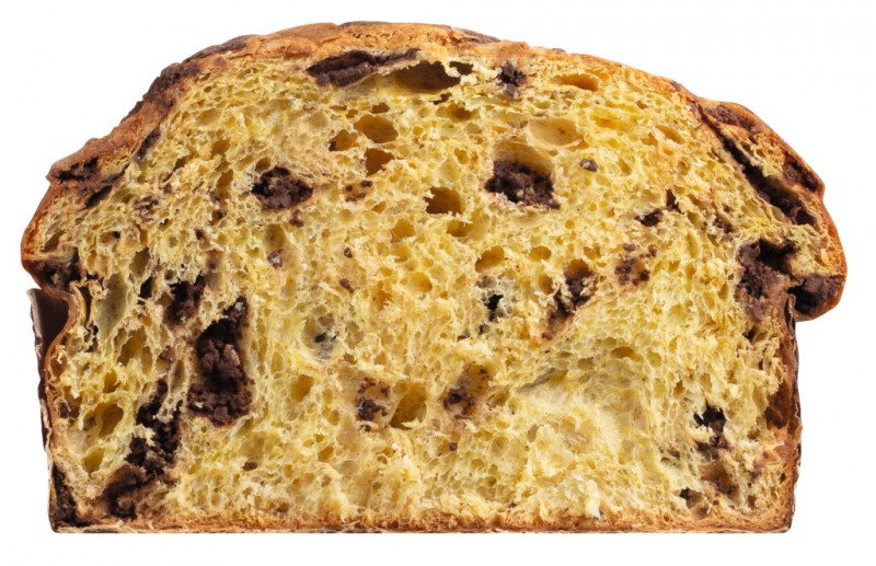 Panettone Gianduja, Hefekuchen mit Gianduja-Schokolade, Olivieri 1882 - 1.000 g - Stück