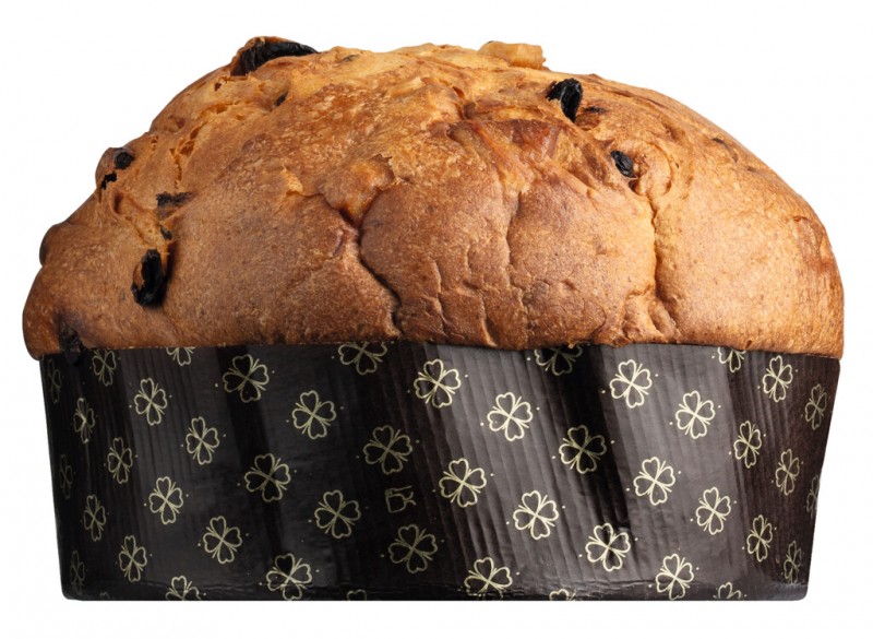 Panettone classico, gateau a la levure aux raisins secs et orange confite, Olivieri 1882 - 1 000g - Morceau