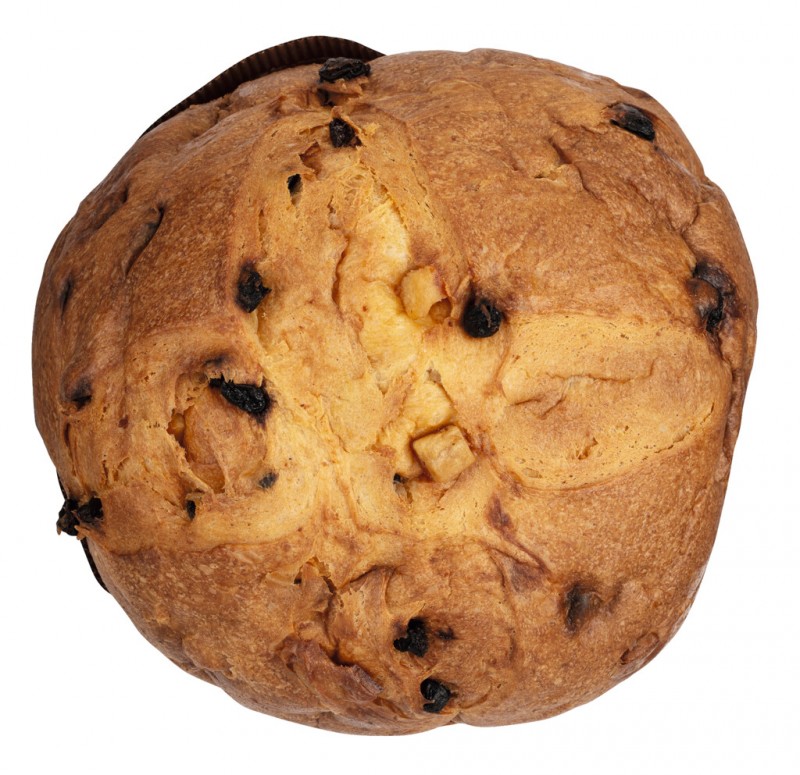 Panettone classico, gistcake met rozijnen en gekonfijte sinaasappel, Olivieri 1882 - 1.000 g - Deel