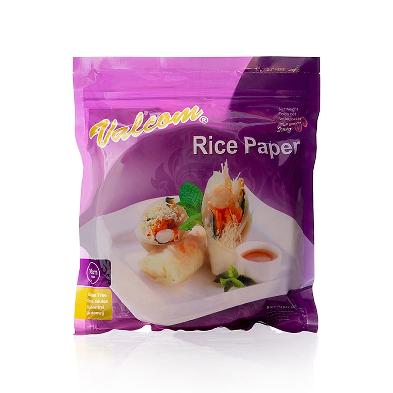 Papel de arroz, pequeno, o 16cm - 250g, aprox. 48 pecas - bolsa