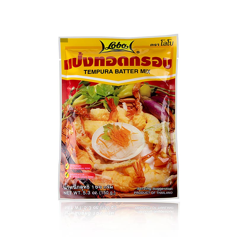 Mistura para massa de tempura, Lobo, Tailandia - 150g - bolsa