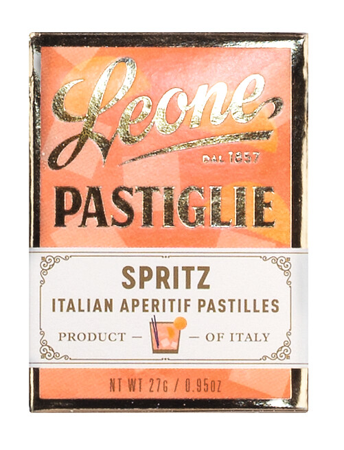 Pastiglie Spritz, Bonbons Aperitivo Spritz, Display, Leone - 18 x 27 g - Display