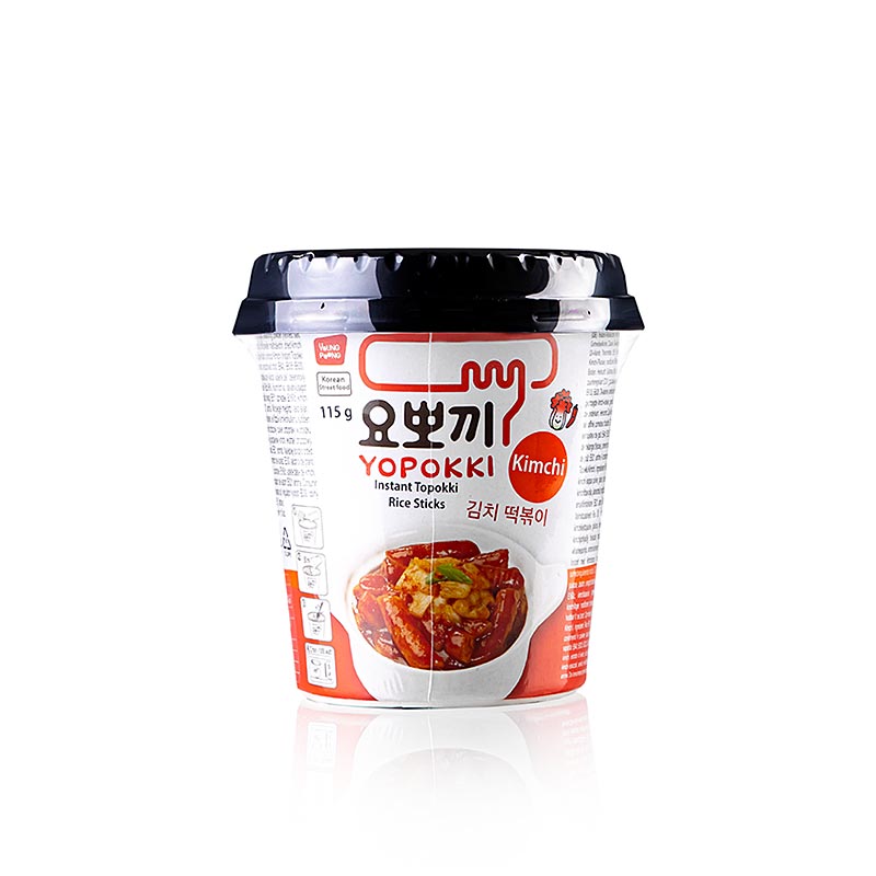 YOPOKKI Rice Cake Snack Cup, KimChi - 115g - Mugg