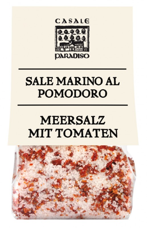 Sale marino al pomodoro, Meersalz mit Tomaten, Casale Paradiso - 200 g - Beutel