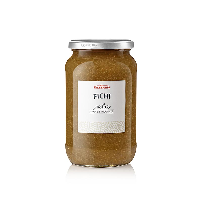 Salsa mostarda di fichi Lazzaris, alla ticinese - 750 g - Bicchiere