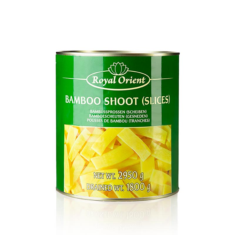 Bamboo shoot slices - 2.95kg - can