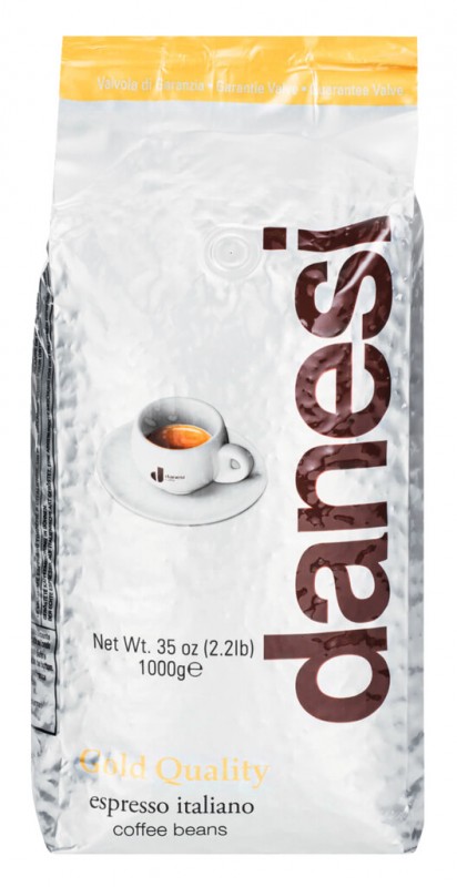 Danesi oro, in grani, 100 % Arabica, ganze Bohnen, Danesi - 1.000 g - Beutel