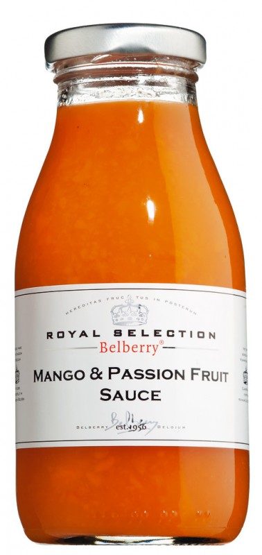 Salsa de Mango y Maracuya Belberry, Salsa de Mango y Maracuya, Belberry - 250ml - Vaso