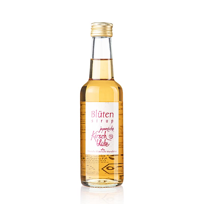 Blütensirup Japanische Kirschblüte, 1:10, BIO - 250 ml - Flasche