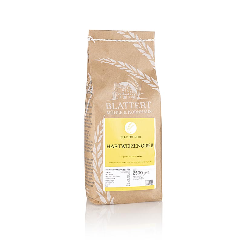 Durum wheat semolina, Blattert Mühle - 2.5 kg - bag