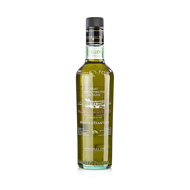 Olio extra vergine di oliva, Santa Tea Gonnelli Fresco di Frantoio - 500 ml - Bottiglia