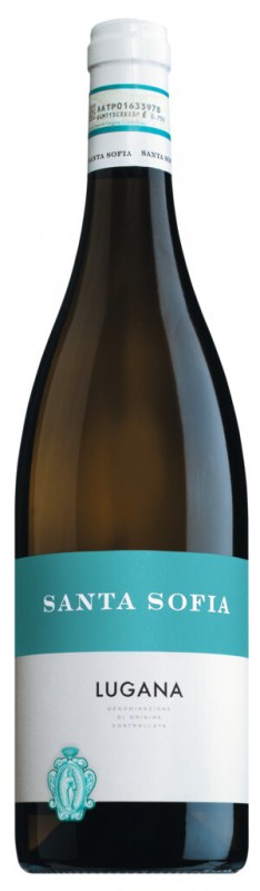 Lugana DOC, witte wijn, staal, Santa Sofia - 0,75 l - fles