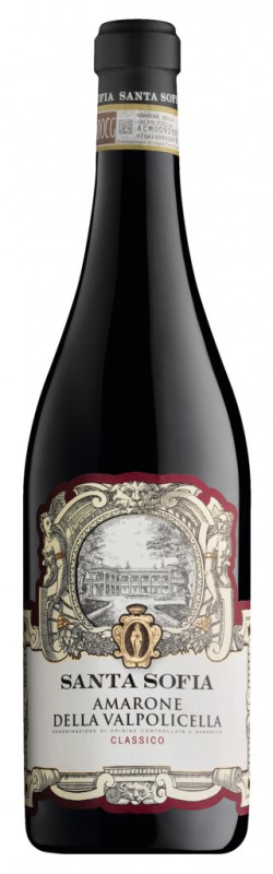 Amarone della Valpolicella classico DOCG, Rotwein, Barrique, Santa Sofia - 0,75 l - Flasche