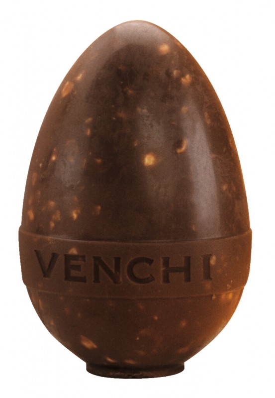 Mignon milk chocolate with hazelnuts egg, Vollmilchschokoladenei m. Haselnüssen, Venchi - 70 g - Stück