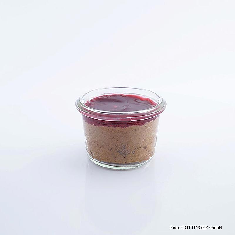 Gingerbread mousse with rum pot mirror, Gottinger - 1.35 kg, 30 x 65ml - Cardboard