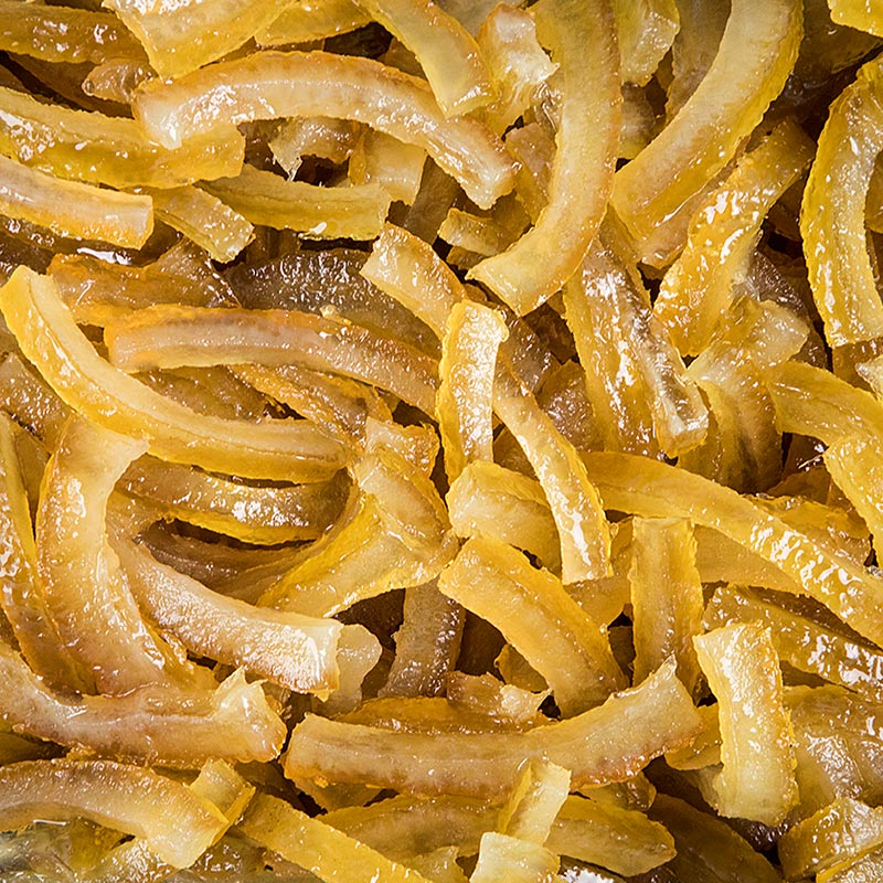 Citronat, candied lemon peel, thick strip, Corsiglia Facor - 2 kg - bag