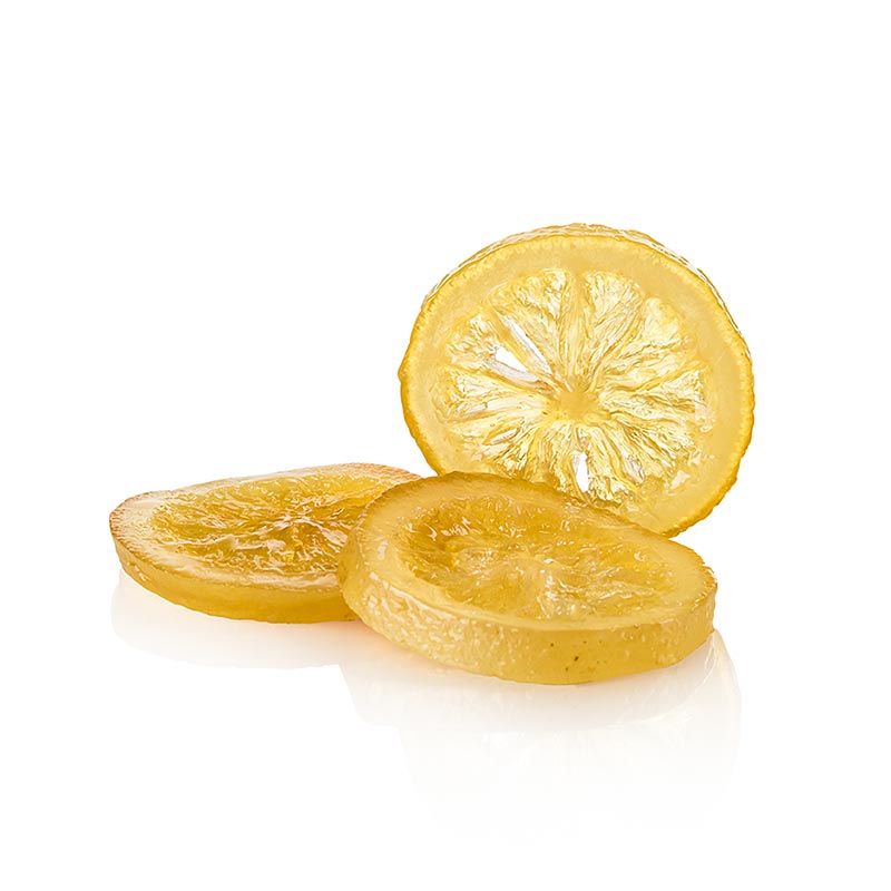 Lemon slices, candied, 55 / 60mm, Corsiglia Facor - 2.5 kg - bag