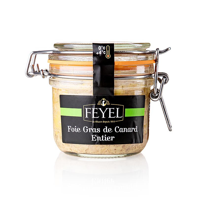 Duck foie gras Entier, glass, Feyel - 180 g - Glass