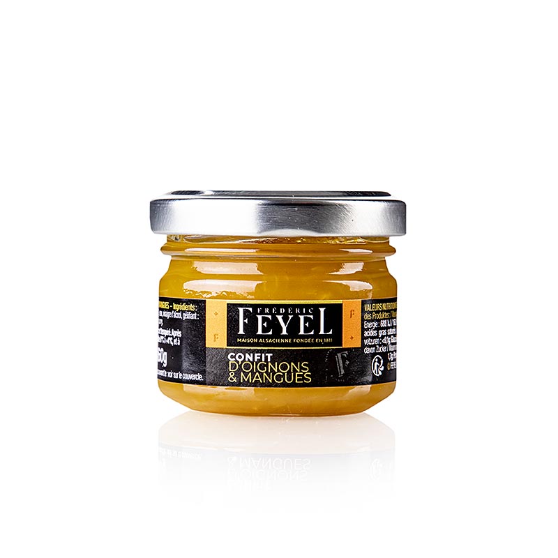 onion and mango confit, Feyel - 60 g - Glass