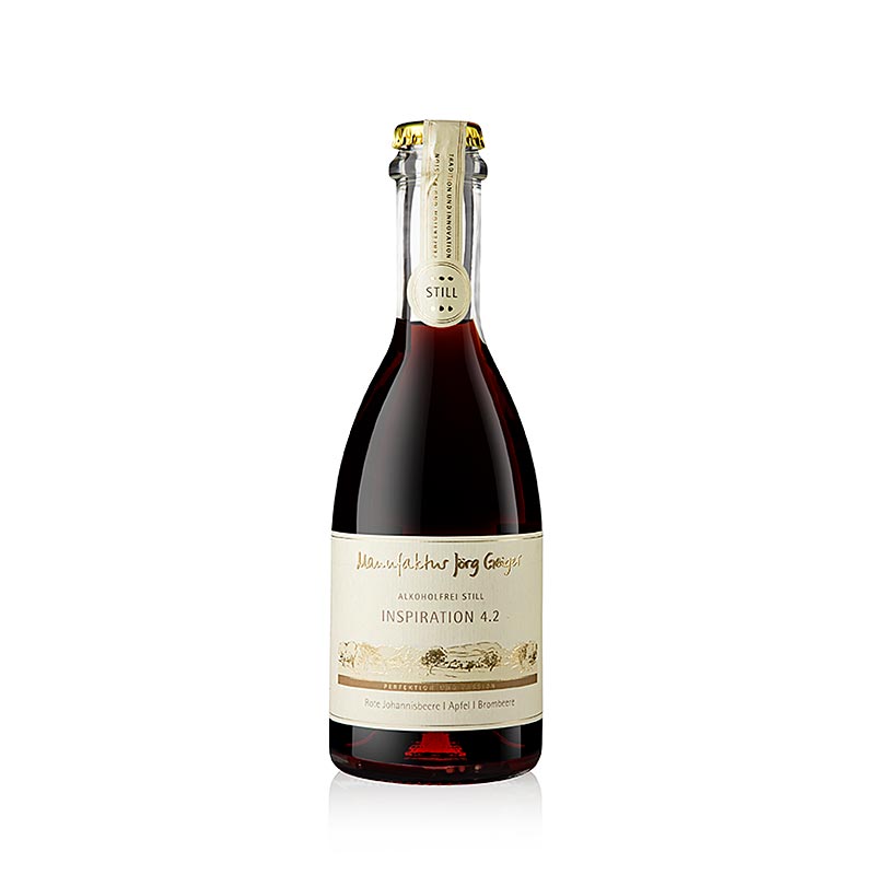 Jorg Geiger Inspiration 4.2 - Groseille Pomme Mure, plate, sans alcool - 375 ml - Bouteille